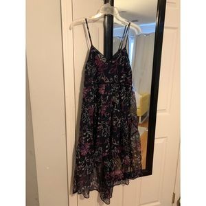 Floral High Low Dress